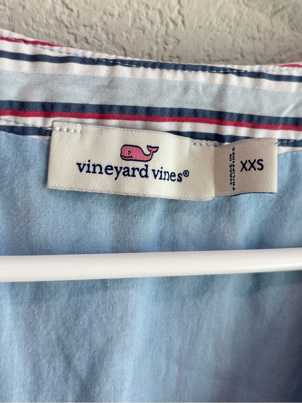 Vineyard Vines Ocean Breeze Striped Seersucker Mini Dress Size XXS - Picture 3 of 5